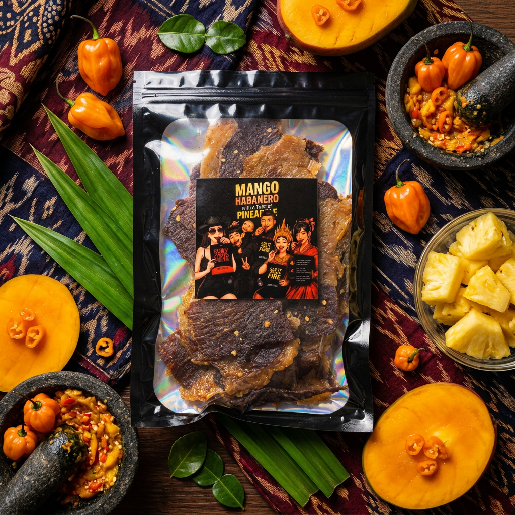 Mango Habanero With A Twist of Pineapple Beef Jerky Mild